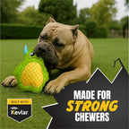 Bite Force - Durable & Strong Dog Toy with Squeaker, Kevlar-Reinforced for Aggressive chewers,