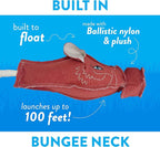 Spunky pup Fly & Fetch Dog Toy - Durable, Floating, Interactive Bungee Launcher for Fetch and Water Play, Canvas Wharthog