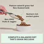 Open Farm, Ancient Grains Dry Dog Food, Protein-Rich & Nutrient Dense, 90% Animal Protein Mixed with Non-GMO Fruits, Veggies and Superfoods, Pasture Raised Lamb Recipe, 4lb Bag