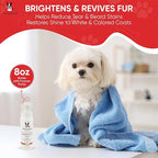 Warren London Foaming Pet Facial | Tear Free Dog Face Wash | Tearless Dog Shampoo for Faces & Dog Eye Stain Remover | Refreshing Cucumber Melon Wash | Made in USA | 8oz