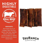 TRURANCH Collagen Chips - Collagen Dog Treats - Long Lasting Healthy Joint Support - Rawhide Alternative Chips - Skin & Coat Health - Made with Real Beef, Value Pack, 15 Bags, 7.5 lbs