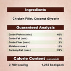 AFreschi Natural Chicken Fillet Jerky 16 oz, Dog Treats, All Natural, Grain-Free, High-Protein, Low Fat, Healthy & Easily Digestible