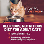 Dave's Pet Food Grain Free Wet Cat Food (Shredded Chicken in Gravy), Made in Canada Naturally Healthy Canned Cat Food, 13.2 oz (12 Pack)