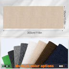 Cat Scratch Furniture Protector - 118" x 13.8" Trimmable Self-Adhesive Cats Claws Scratch Pads, DIY Cat Climbing Couch Protector for Scratch Post Cat Tree Replacement Indoor (Khaki)