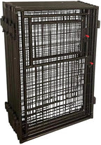 TWO by TWO Haven Expandable Kennel, Black, Medium