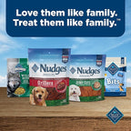 Blue Buffalo Nudges Jerky Cuts Dog Treats, Made in the USA with Natural Ingredients, Steak, 10-oz Bag