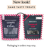 Bocce's Bakery Lumps of Coal Soft & Chewy Dog Treats, All-Natural Wheat-Free Christmas Dog Treats, 6 oz