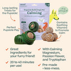 WOOF Pupsicle Refill Pops for Calming - Long-Lasting Refills for The Pupsicle Toy to Promote Calm - Calming Dog Treats - Magnesium for Dogs- Large Pops - 7 Count