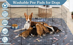 Washable Pee Pads for Dogs,2 Pack 48"x60" Reusable Puppy Training Pads, Ultra-Absorbent and Leak-Proof Whelping Pads , Extra Large Potty Playpen Mat for Incontinence, Housebreak, Crate