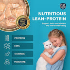 Pure Cravings Wet Cat Food Canned Mackerel Cutlets in Gravy, Every Catch is Mercury Tested, Moist Can Fish for Cats, Grain-Free, Protein, Non-GMO, Pack of 12