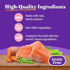 Halo Wet Cat Food Whole Salmon Stew Recipe, Grain Free Wet Cat Pate, Canned Cat Food for Extra Hydration, 5.5 Oz Can (Pack of 12)