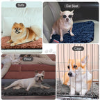 4 Pack Self Warming Cat Pads Self Heating Cat Mat Washable Homeless Dogs Thermal Pads Kennel Pad Reflects Body Heat Warm Crate Bed Mat for Indoor Outdoor Pet(Mixed Colors,18 x 24 Inch)