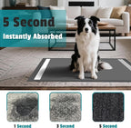 Bulubaky Charcoal Super Absorbency Puppy Pads, Activated Carbon Odor-Control XXXL 36"x36" Leak-Proof Pet Training Pee Pads, Disposable Potty Pads for Dogs Cats, Rabbits