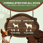 Gaines Family Farmstead Beef & Sweet Potato Fillets for Dogs - 8 oz, All-Natural, Grain-Free, Healthy Dog Treats for All Ages & Breeds, Made in USA