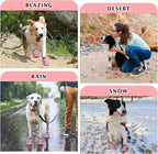 Dog Shoes for Large Medium Small Dog, Mesh Breathable Dog Shoes for Hot Pavement, Anti-Slip Dogs Boots Paw Protectors with Reflective for Outdoor Walking Indoor Hardfloors (Size 4)