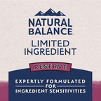 Natural Balance Limited Ingredient Adult Grain-Free Dry Dog Food, Reserve Sweet Potato & Venison Recipe, 12 Pound (Pack of 1)