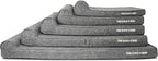 The Dog’s Bed Orthopedic Headrest Dog Bed XL Grey Linen, Memory Foam, Pain Relief for Arthritis, Hip & Elbow Dysplasia, Post Surgery, Lameness, Waterproof Washable Cover