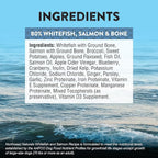 Northwest Naturals Freeze-Dried Whitefish & Salmon Dog Food - Bite-Sized Nuggets - Grain-Free, High-Protein, Raw Diet, Human-Grade Ingredients, All Natural, Omega-3 for Skin & Coat, Made in USA, 25 Oz