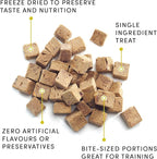 Crumps' Naturals Freeze Dried Beef Liver Mini Trainers, 3.7oz / 105g, Brown