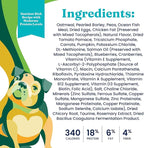 Solid Gold Dry Dog Food for Adult & Senior Dogs - with Whole Grains, Oatmeal, Pearled Barley, & Fish - Potato Free, High Fiber Adult Dog Food Dry Kibble for Sensitive Stomach & Immune Support – 4LB