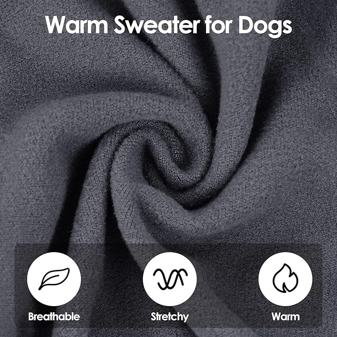 SUNFURA Hair Sticky Cat Clothes, Cat Sweater for Cats Only, 4-Legged Fleece Sweaters Kitten Pajamas Reduce Shedding Fur, Warm Pullover Shirts for Cats, Army Green S