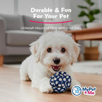 My Pet & Me – Durable Rope Dog Toy for Chewing, Tug of War, and Interactive Play – Perfect for Puppies and Active Dogs (2.7 Inch, Knotted Ball Dog Rope Toy)