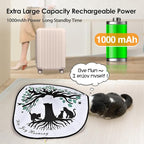 ORSDA Cat Toys for Indoor Cats 4 in 1 Interactive Automatic Cat Toys for Bored Indoor Adult Cats Kitten Toy Rechargeable 8 Hole Mice Whack-A-Mole, Hide and Seek, Moving Feather, 5PCS DIY Replacement