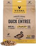 Vital Essentials Freeze-Dried Raw Duck Meal or Mixer Dog Food Crunchy Mini Nibs, 25 oz
