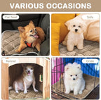 4 Pack Self Warming Cat Mat Self Heating Cat Pad Warm Thermal Pet Bed Washable Dog Crate Pad Body Heat Dog Bed Mat Blanket Non Slip Bottom for Outdoor Indoor Pets