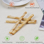 MON2SUN Dog Rawhide Twist Sticks Chicken Flavor 5 Inch Thin Sticks Rawhide Chews Treats for Puppy and Small Dogs 120 Count