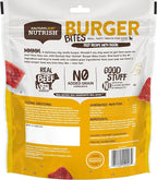 Nutrish Rachael Ray Burger Bites Beef Recipe with Bison Dog Treats, 12 oz. Pouch (Pack of 2)