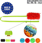 Dingo Dog Tug of War Toy - Outdoor Dog Toy with Long Lead for Training, Shaggy Dog Toy, Soft Nubby-Textured, Noodle Plush with, Motivation and Fun 15577, Assorted Colors