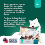 BARK'N BIG Beef Tendons for Dogs Made in USA - Single Ingredient Dog Treat - Premium All-Natural 100% USA Beef, High Protein, Low Fat, Tendon Chews for Dogs - 8-12 Inch - 12 Ct