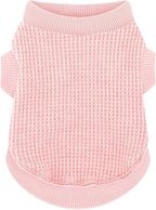 Cozy and Functional Dog Shirts for Small Puppies: Stretchable Pink Attire with Easy-On Design, Ideal for Chihuahuas and Yorkies - Enhance Comfort and Playfulness on Chill Days Medium