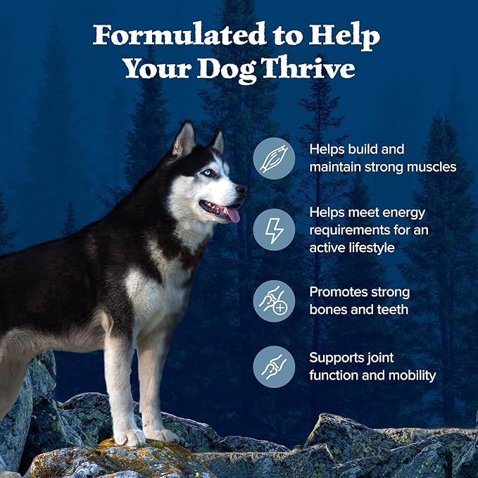 Blue Buffalo Wilderness High Protein Natural Adult Dry Dog Food plus Wholesome Grains, Chicken 13 lb bag