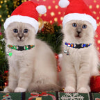 Talltalk 15 Pcs Holiday Cat Collars Thanksgiving Christmas Adjustable Breakaway Cat Collars Bundle with Plastic Buckle for Fall Seasonal Holiday Pet Kitten