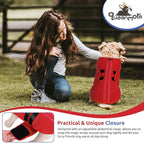 Queenmore Small Dog Sweaters, Soft Fleece Vest Pullover Dog Jacket with Leash Hole, Warm Winter Dog Clothes Cold Weather Doggy Dachshund Sweater for Small Dogs Cats Boy or Girl (Red, S)