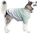 Extra Large Dog Sweaters Warm Clothes Pullover Sweatshirts for Labrador Rottweiler Great Dane, Green Grey, 6X-Large