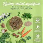 Side by Side Pork & Rabbit | Beef & Salmon Stew - Wet Dog Food & Dog Food Topper for All Breeds - Made with Nutrients & Whole Raw Ingredients - No Artificial Additives or Fillers (12.5 oz, 4-Pack)