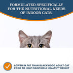 Blackwood Dry Cat Food, Indoor Formula, Chicken Meal & Brown Rice Recipe, 13.2 Pound Bag, High Protein, Slow Cooked
