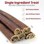 Riley's 6 Inch Beef Collagen Sticks for Dogs, Collagen Chews for Dogs, Bully Stick & Rawhide Alternative, Long Lasting, No Raw Hide Chews, Single Ingredient Dog Treat - 5 ct