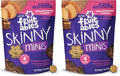 Fruitables Skinny Mini Dog Treats – Healthy Treats for Dogs – Low Calorie Training Treats – Free of Wheat, Corn and Soy – Grilled Bison – 12 Ounces (Pack of 2)