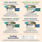 Solid Gold Wet Cat Food Variety Pack - Pate & Shreds in Gravy - Healthy Canned Cat Food Pate w/Real Chicken, Tuna, Mackerel & Sardine - Grain Free & Gluten Free Can Meals for Cats & Kittens - 24ct/3oz