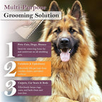SleekEZ Dog Brush for Shedding & Dog Grooming Supplies | Pet Hair Removal Tool | Great For All Fur Types | For Short, Medium, & Long Hair Pets | Reduces Shedding by 95% | Made in USA | 1 pack | 5 inch