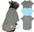 KYEESE 3Pack Dog Sweater Soft Cat Clothes Stretchy Cat Sweaters Pet Fleece Sweater with Sleeves Comfy Dogs Sweatshirt Pullover Pet Coat Lightweight Dog Sweaters for Small Dogs Male for Cold Weather