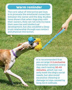 Dog Tug of War Toy, Interactive Chew Toy for Fun and Teeth Cleaning, Soft Nubby-Textured Noodle Plush with Rubber Ball, Dog Rope Toys for Training Small, Medium Large Dogs