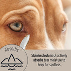 Tauro Pro Line Clay Tear Stain Remover for Dogs - Shield Mask for Eyes, Ears, Mouth, Gentle Grooming Product for Dogs, Puppy & Cat (Stainless Look - 1.69 Fl Oz)