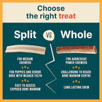 100% Natural - Antlers For Dogs - Elk Antlers for Very Large Dogs - Naturally Shed in USA - Grade A Dog Antler Chews - Dog Chews - Natural, Long-Lasting Treats for Aggressive Chewers - Extra Large