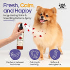 Dog Perfume Spray Long Lasting Balancing Rose 8 Fl Oz - Dog Calming Spray Scent Mist for Shining Fur, Puppy Cologne, Doggie Deodorant Fragrance Mist Pet Perfume for All Breeds by Gerrard Larriett