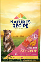 Nature's Recipe Grain Free Dry Dog Food, Salmon, Sweet Potato & Pumpkin Recipe, 12 lb. Bag